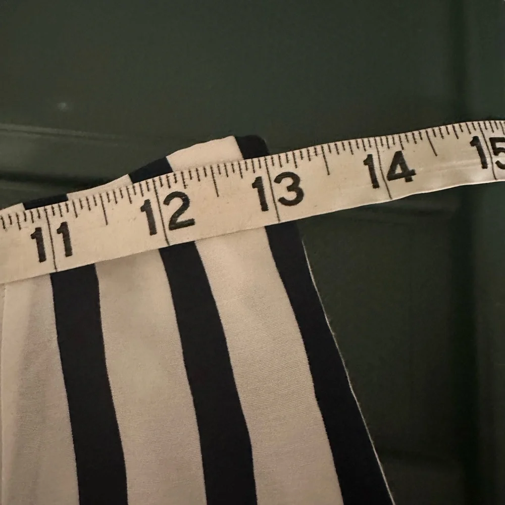 STAUD Luke Stripe Pants wide leg elastic waist nautical sailor preppy designer S - Picture 4 of 8